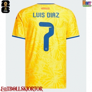Colombia Luis Diaz #7 Hemmatröja VM 2026 Kortärmad